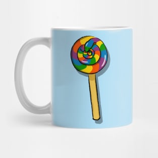 Curled Up Snake Lollipop Mug